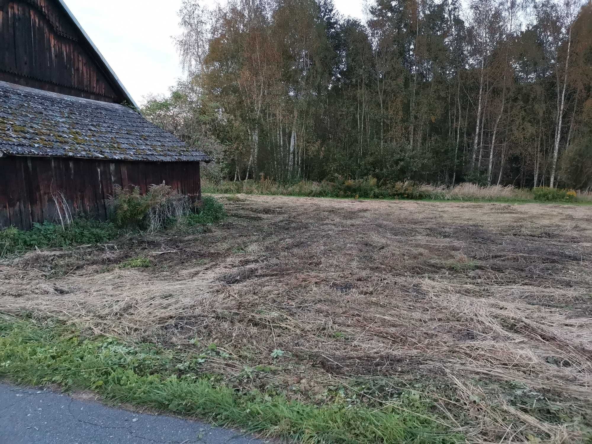 950m2 Działka przy lasku, stodoła z wylewką, Gilowice