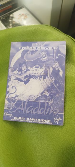 Manual Aladdin mega drive