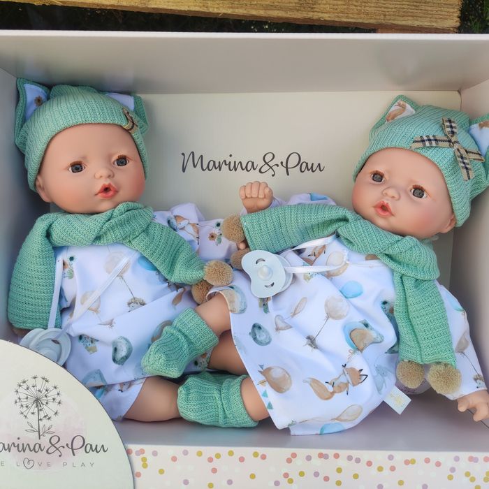 Lalki Pitus Mellizos bliźniacy Marina & Pau 579  40 cm
