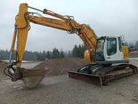 Liebherr 924 compact  Jedyny Liebcher 924 Compact z lemieszem