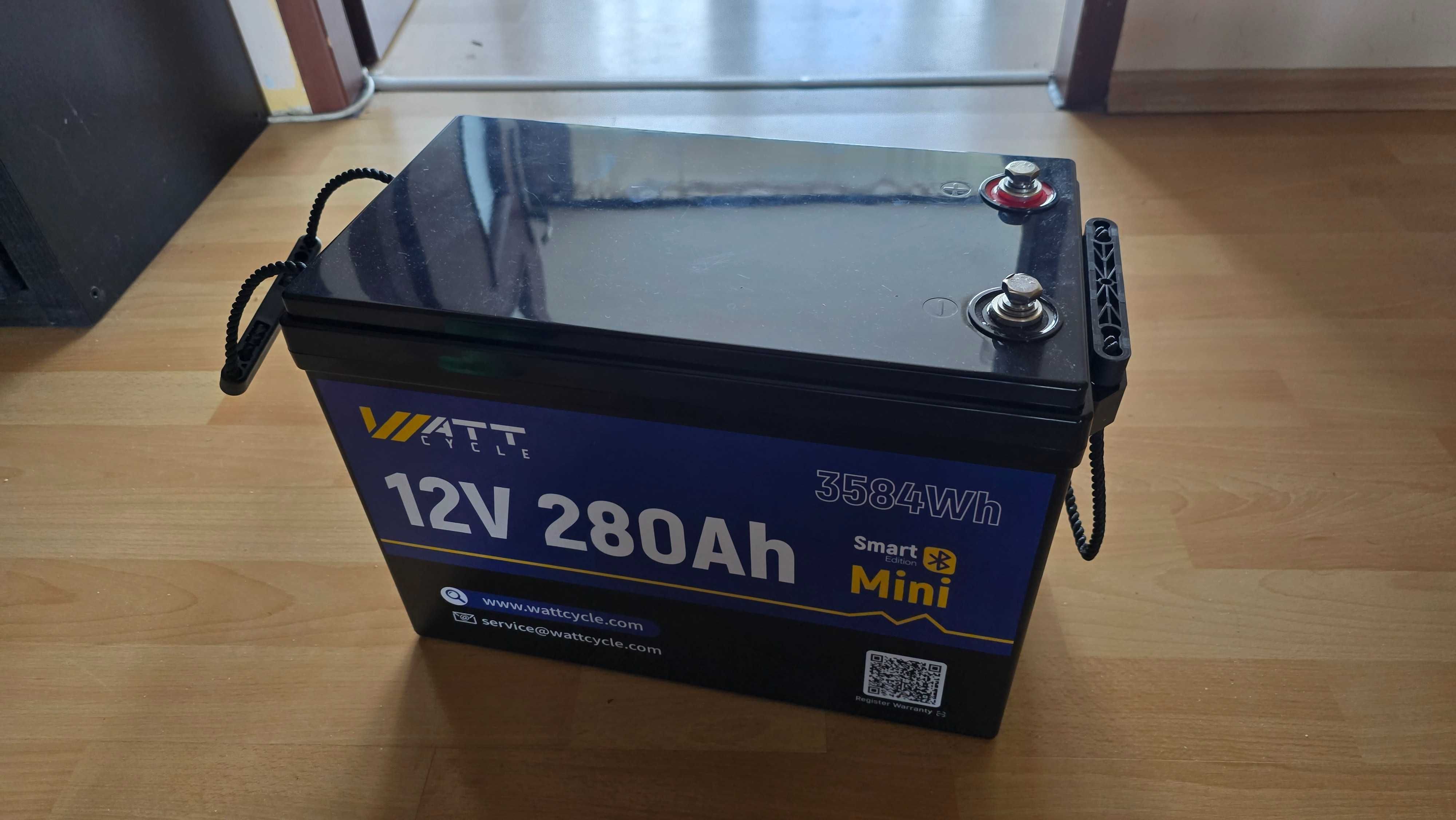 Akumulator LifePo4 12V 280AH Mini Smart BT Watt Cycle