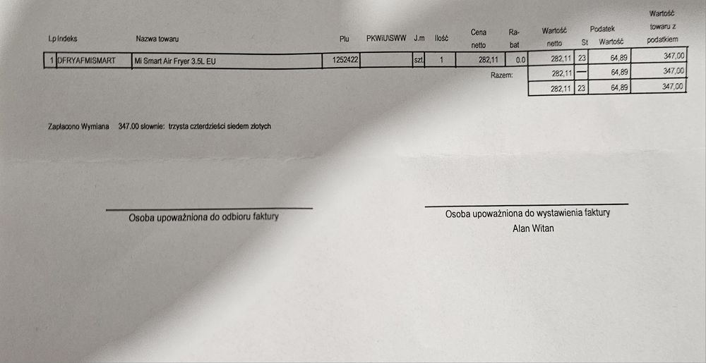 Air Fryer Mi Smart frytkownica beztluszczowa (sterowana Smartfonem)