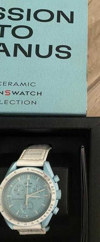Omega Swatch SO33L100 – Niebieski Kosmos