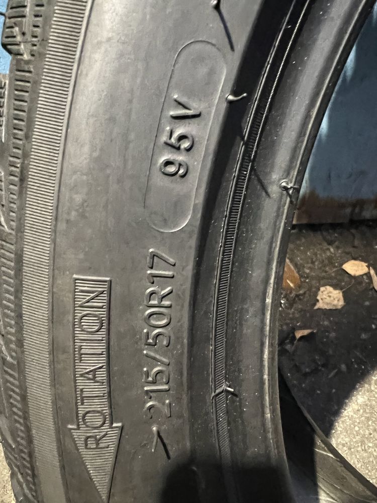 215/50/17 R17 Michelin Alpin 5 4шт зима