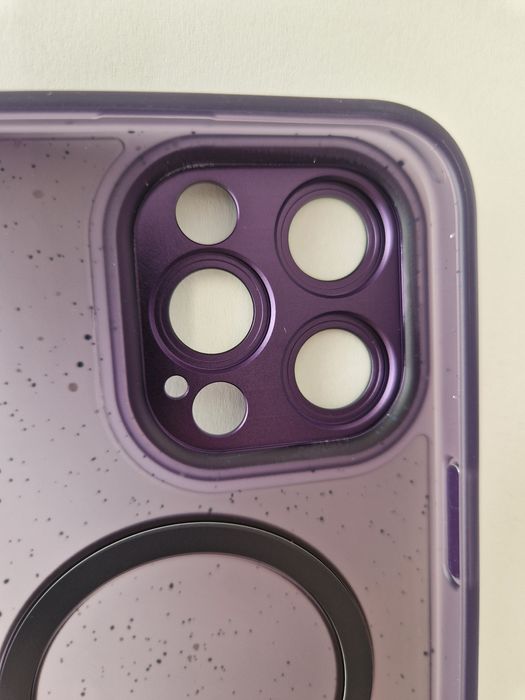 Tel Protect Magnetic Splash Frosted Case do Iphone 15 Pro Fioletowy