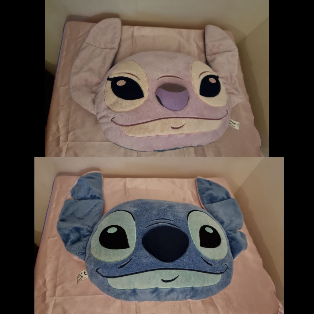 Almofada 2 em 1 Disney Lilo & Stitch - Stitch e Angel