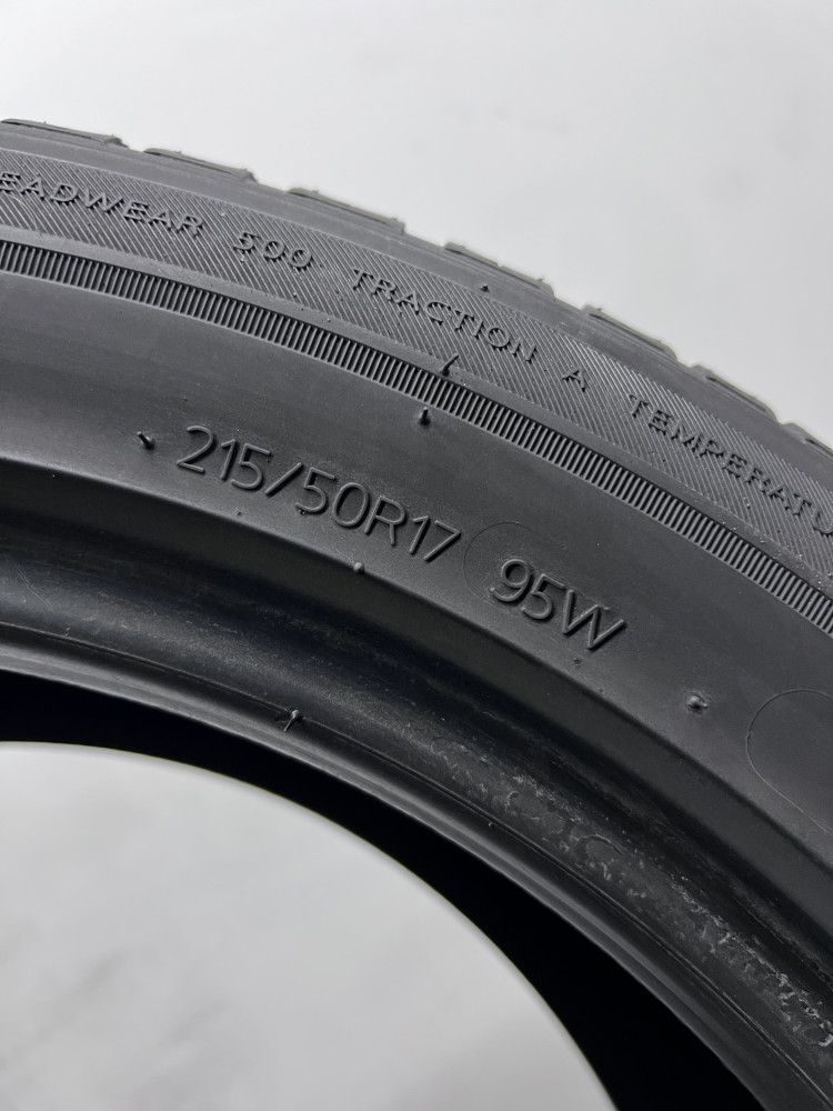 2шт всесезонні 215/50/R17 6,5мм 2020р Hankook Kinergy 4S 2