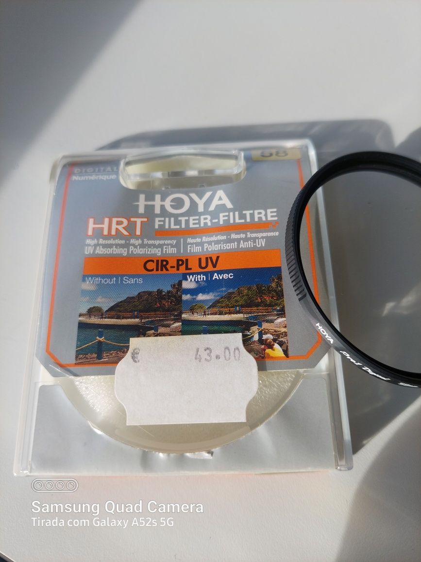 Filtro Polarizador HOYA UV 58mm - transparente