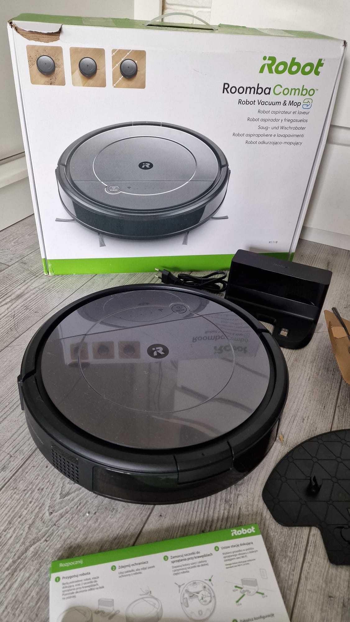 iRobot® Roomba® Combo 2w1 Robot odkurzająco-mopujący z łącznością WiFi