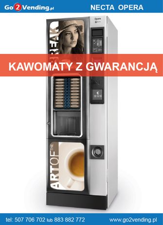 Necta Opera Kikko Max Canto Kawomat Automat Vendingowy Sprzedający