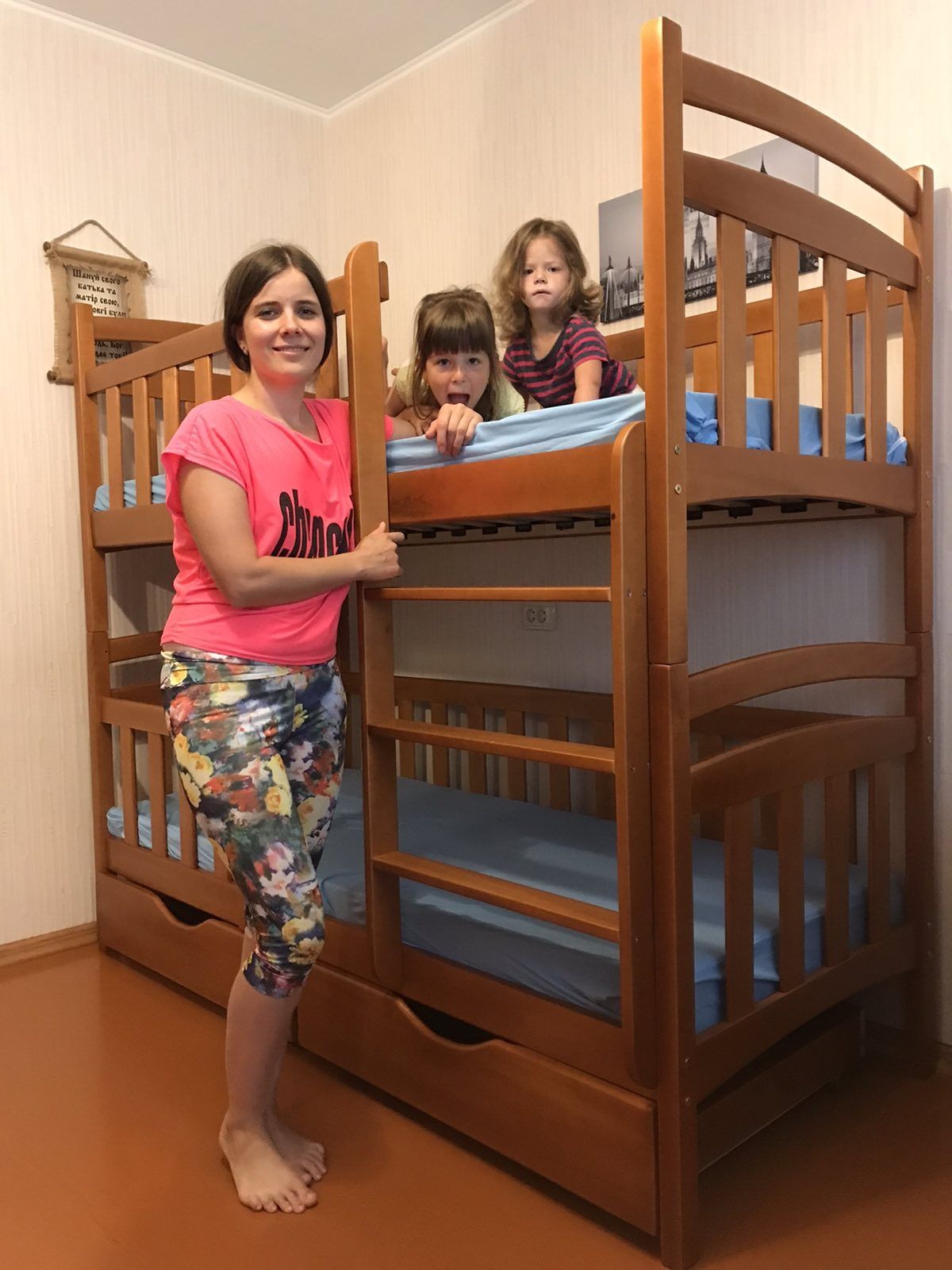 Двоярусні ліжка для дітей та дорослих, двоярусне ліжко трансформер