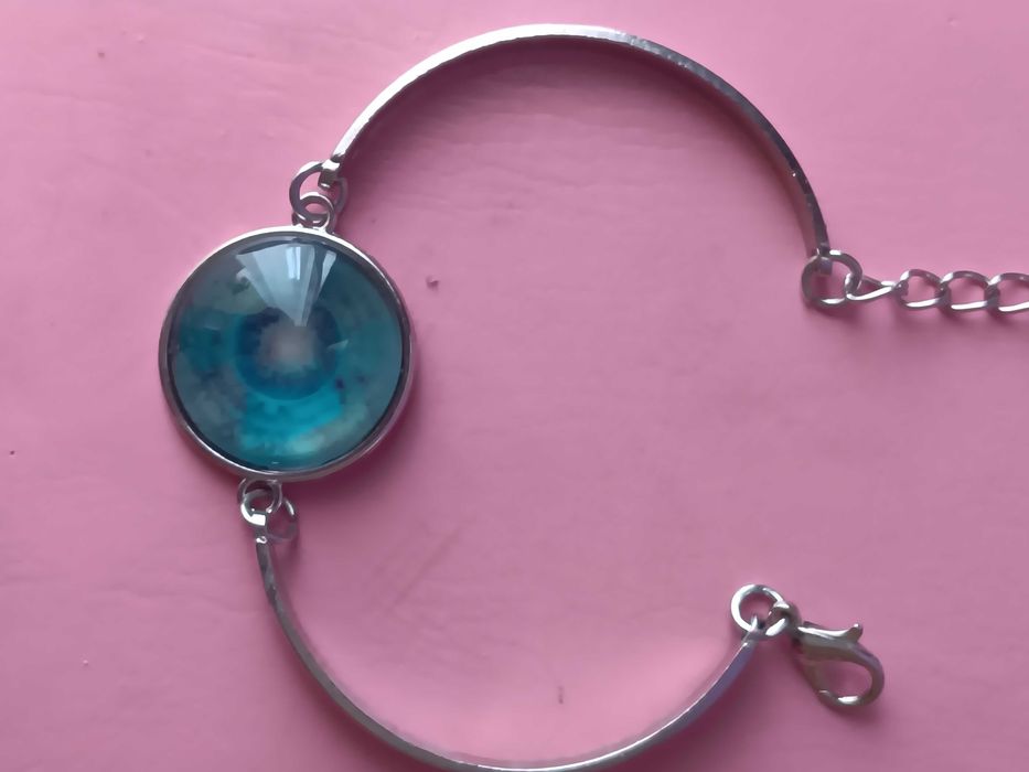 Conjunto bijutaria 4 peças Olho Azul