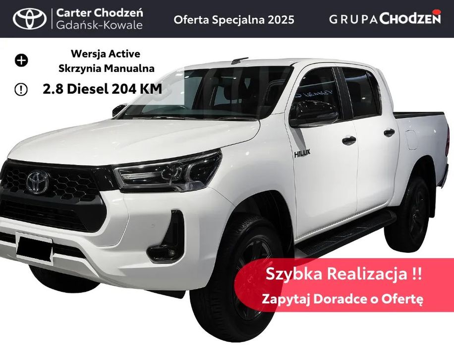 Toyota Hilux I 2.8 Diesel 204 KM I Szybki Dostęp I Skrzynia Manualna I