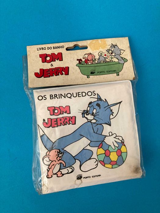 Livro do banho Tom & Jerry Porto Editora Anos 80