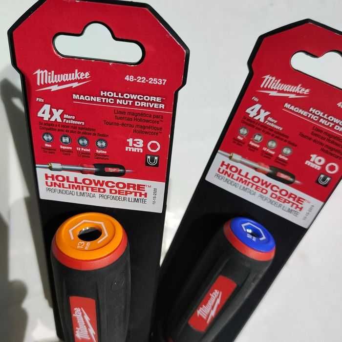 Milwaukee zestaw klucze przelotowe hollowcore z magnesami 10 13 multi