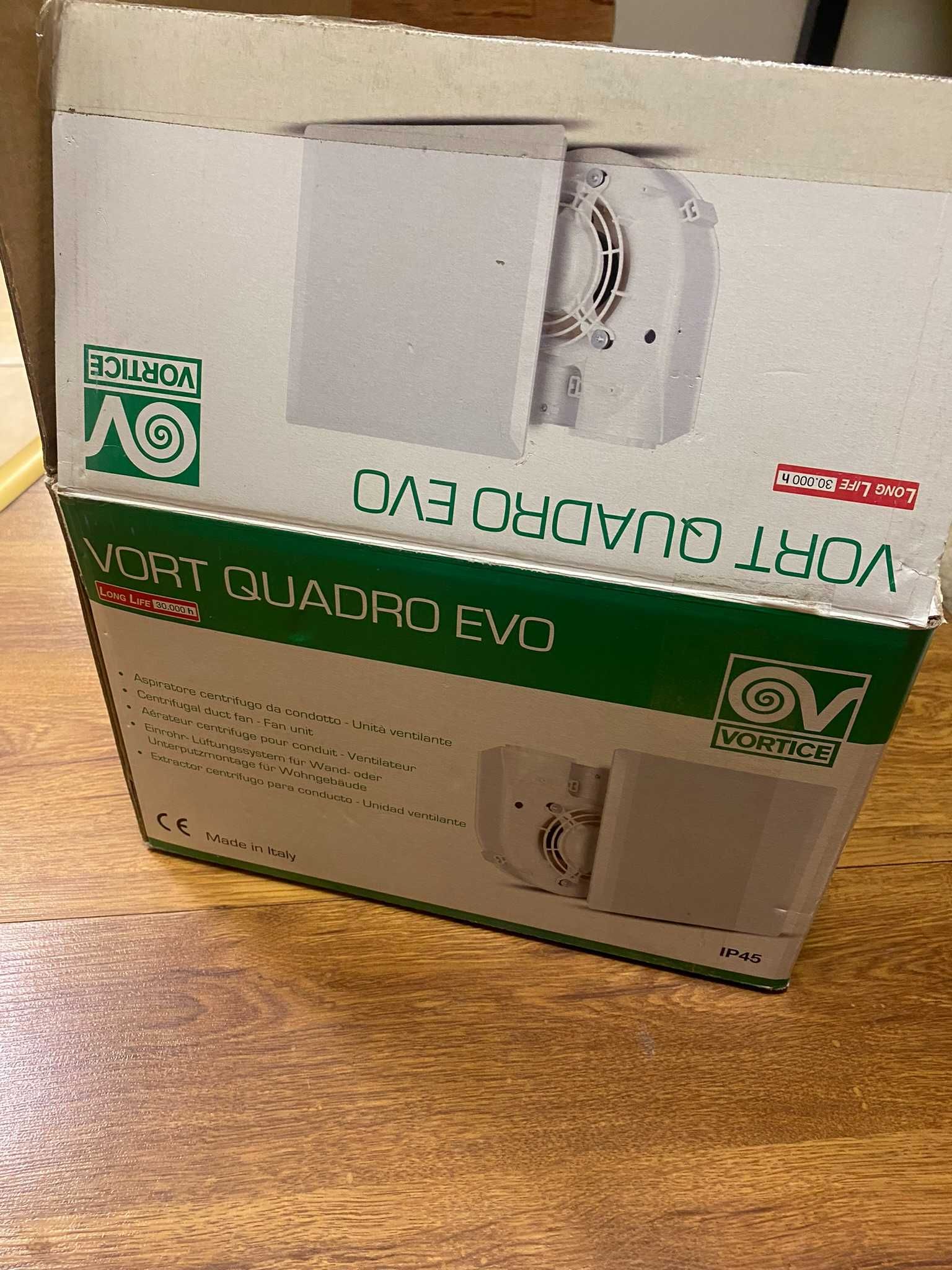 Wentylator ścienno-sufitowy Vortice Vort Quadro Evo