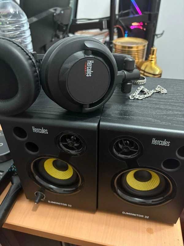 2x usado Conjunto DJ Hercules DJ Learning Kit MK2