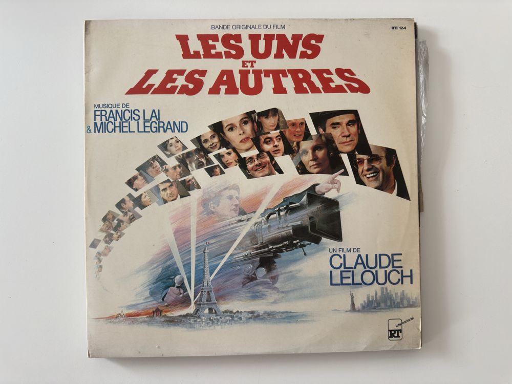 Vinil da banda sonora do filme - LES UNS LES AUTRES