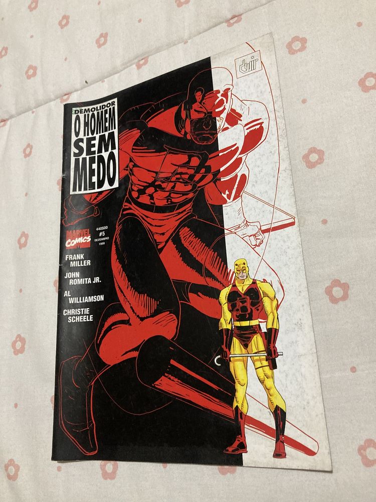 BD Homem Demolidor 1999 5 volumes