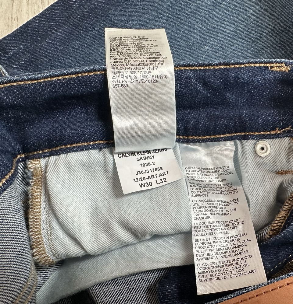 Calvin Klein Jeans spodnie skinny W30 L32
