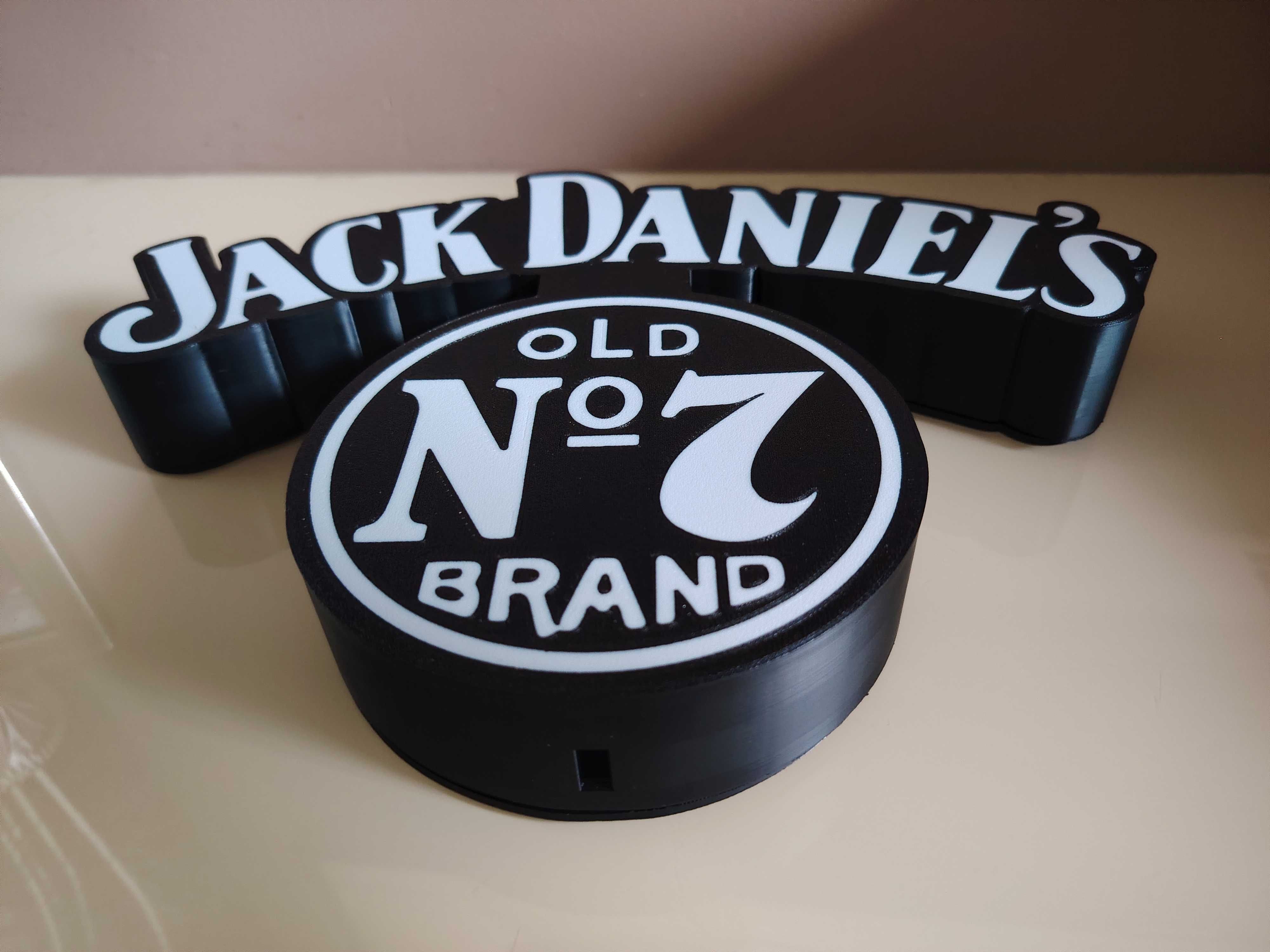 Wyjątkowa Lampka, Napis Jack Daniel's Old No. 7