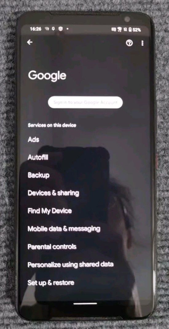 ASUS rog smartphone