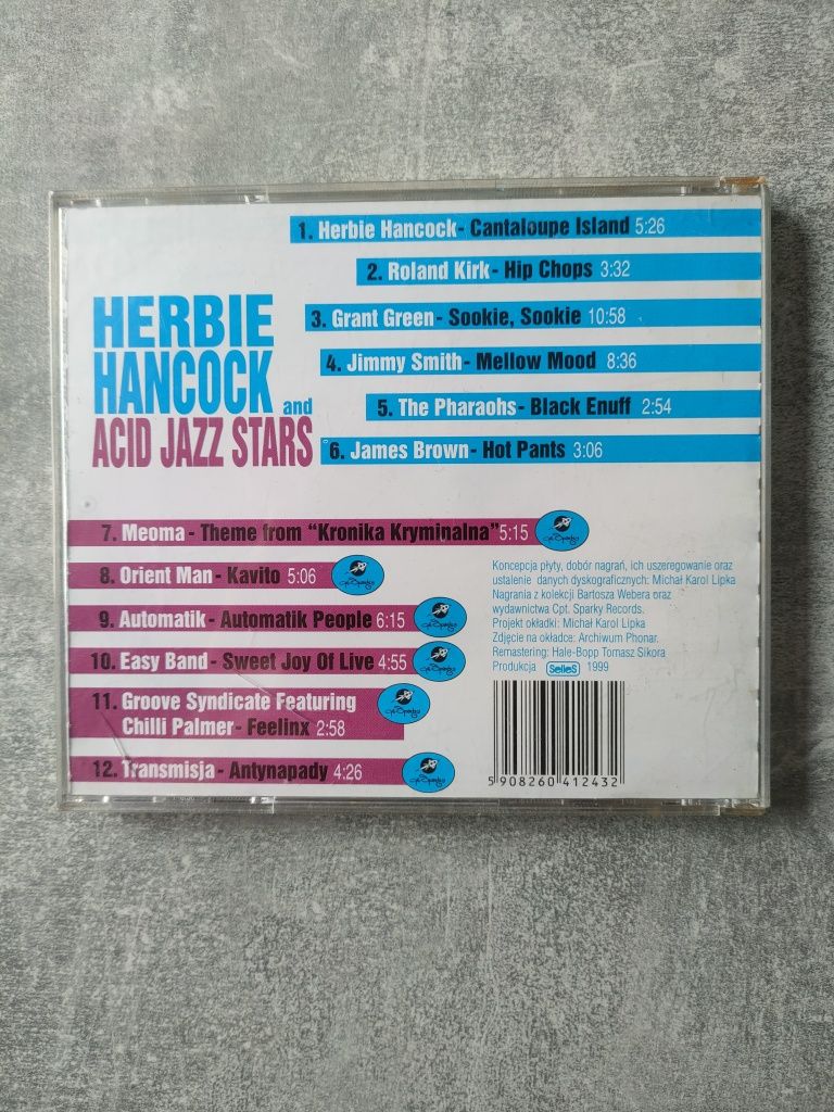 CD Herbie Hancock And ACID JAZZ Stars Oryginalna płyta kompaktowa
