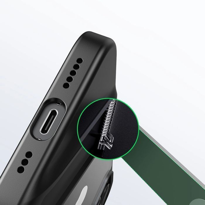 Ugreen sztywne etui z żelową ramką i wbudowaną podstawką do iPhone 14