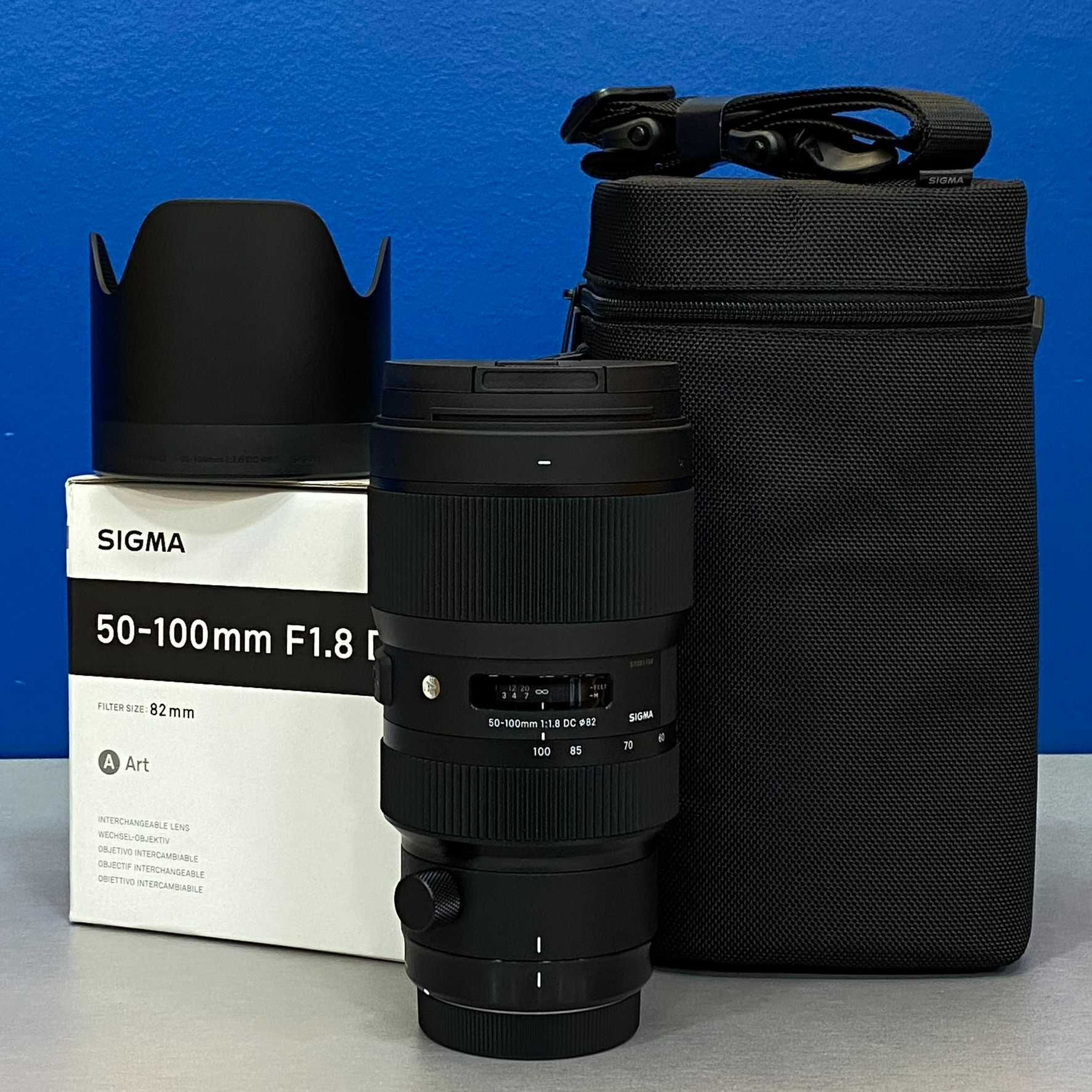 Sigma ART 50-100mm f/1.8 DC HSM (Canon) - NOVA - 5 ANOS DE GARANTIA
