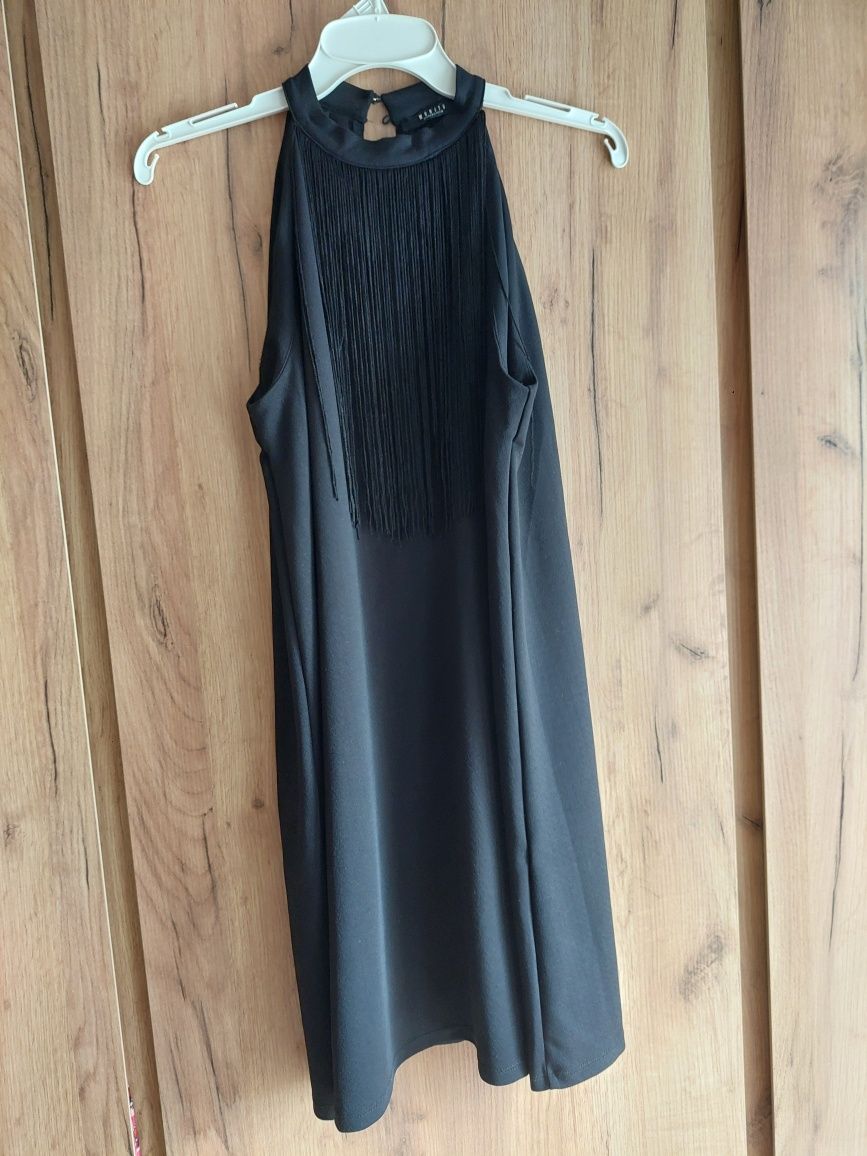 Elegancka sukienka z frędzlami mohito r. 40