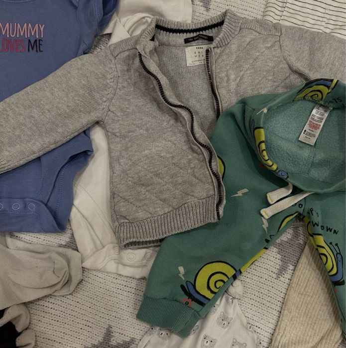 Комплект пакет одягу джемпер штани боді носки 3-6 місяців