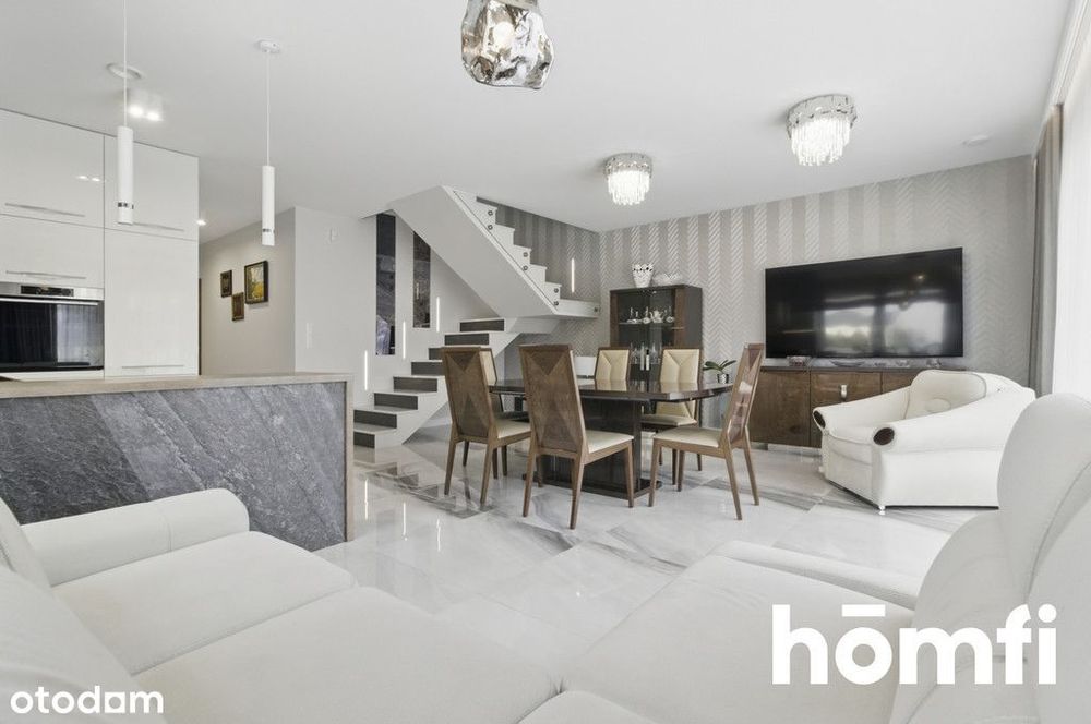 Nowoczesny dom w zabudowie bliźniaczej