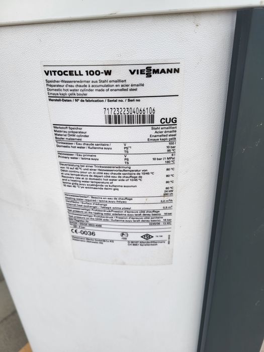 zasobnik bojler podgrzewacz 100l Vitocell