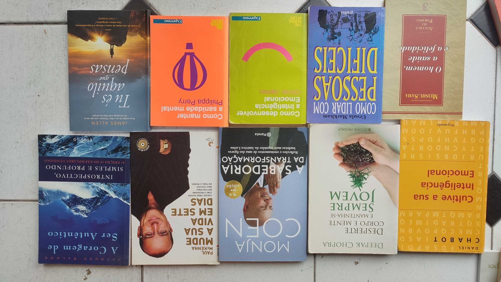 Lote 30 Livros de Auto Motivação