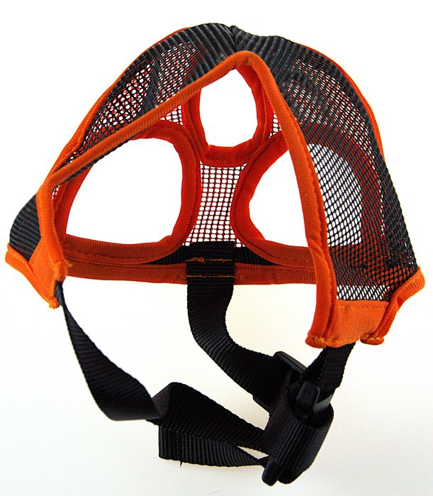 Regulowany,kaganiec,maska,krótki pysk psa, kolor pomarańcz, rozm.S i M