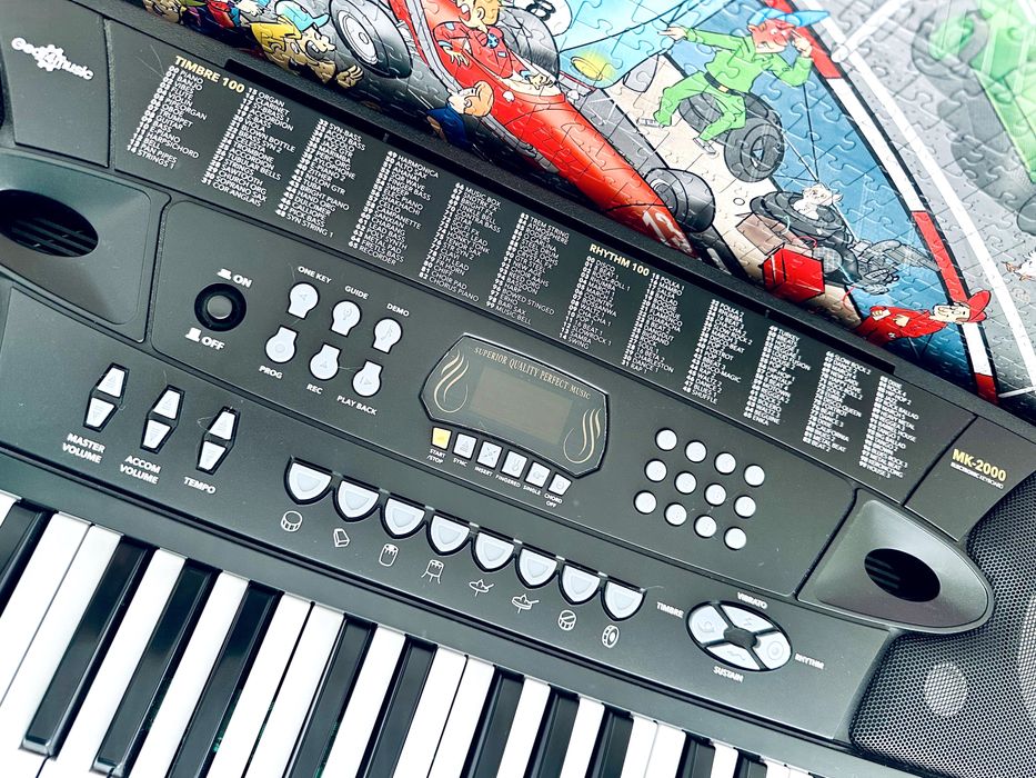 MK-2000 Teclado Portátil de 61 Teclas