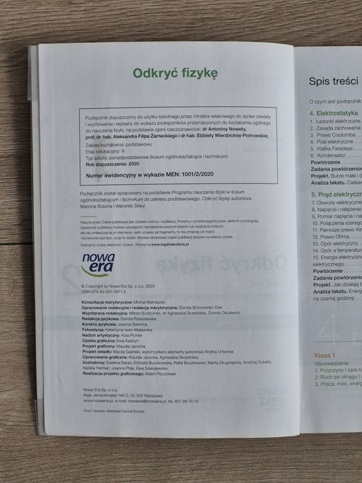 Odkryć fizykę 2 podręcznik zakres podstawowy