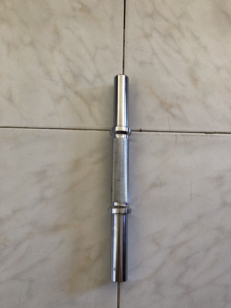 Barra curta de musculação Travas de segurança ( Haltere)