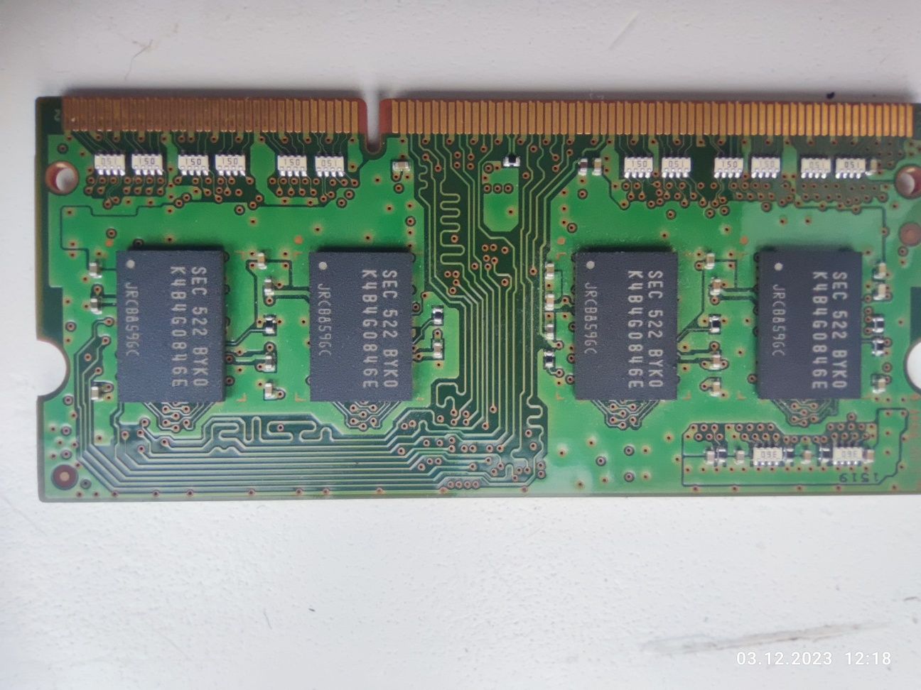 Samsung DDR3 1600, 4Gb