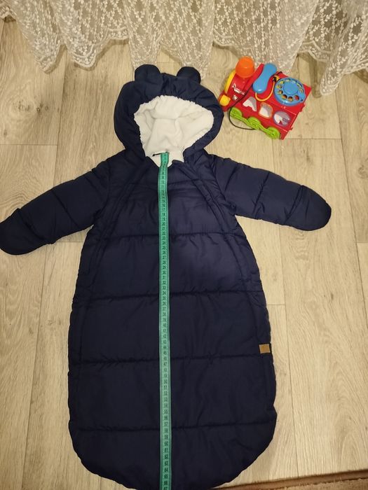 Теплий зимовий конверт /комбінезон H&M для немовляти