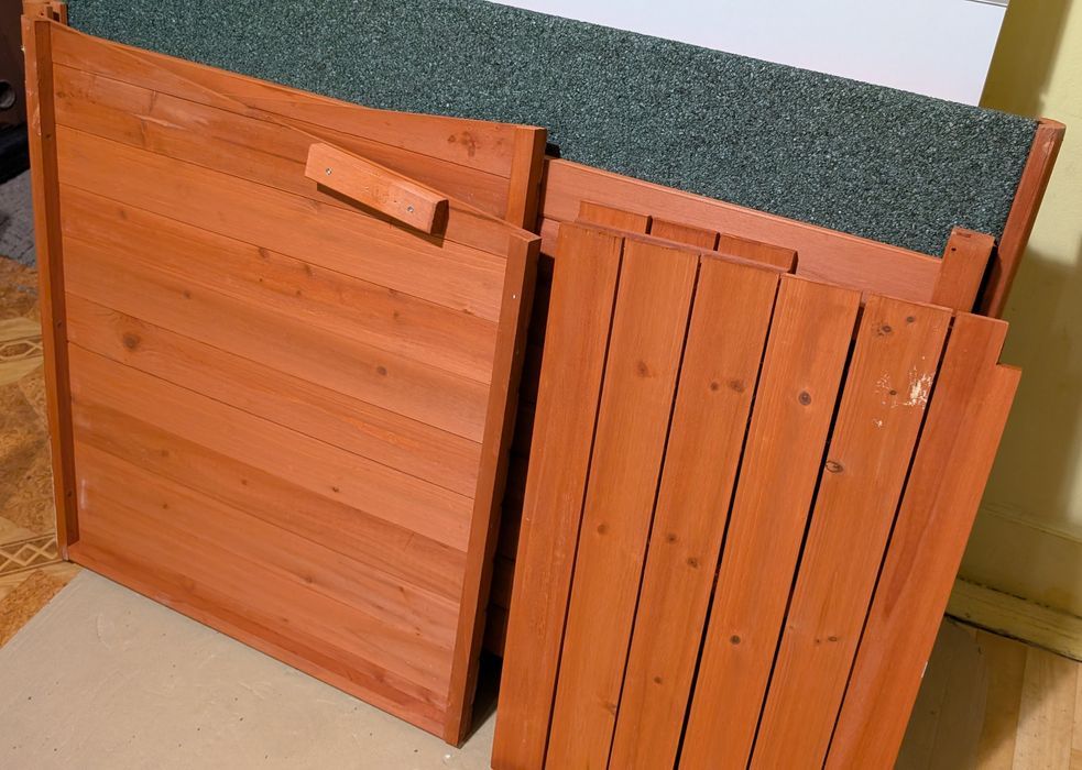 Buda Dla Psa Woody Z Płaskim Dachem L Duża 115X76X80Cm - Po Zwrocie