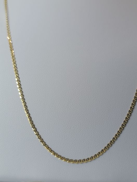 Ładny złoty łańcuszek o splocie Gucci złoto próby 585° 14k