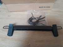 Wieszaki na spodnie 30cm 10 szt. Czarne