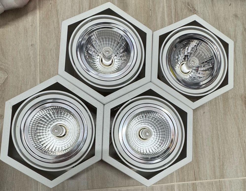 Plafon / lampa / żyrandol z żarówkami Espresso 1605 biały