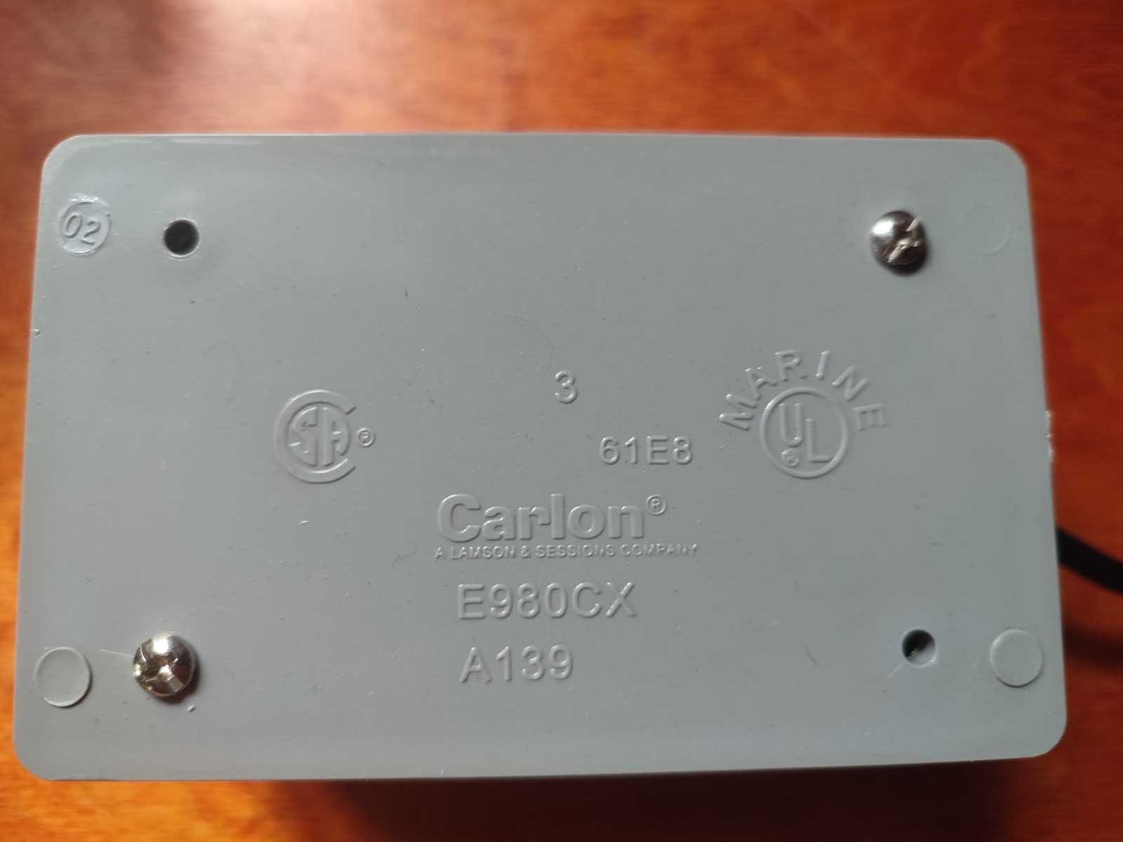 Carlon E980CX поликарбонатная электрическая коробка