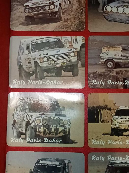 Calendários de Bolso Paris Dakar 1986