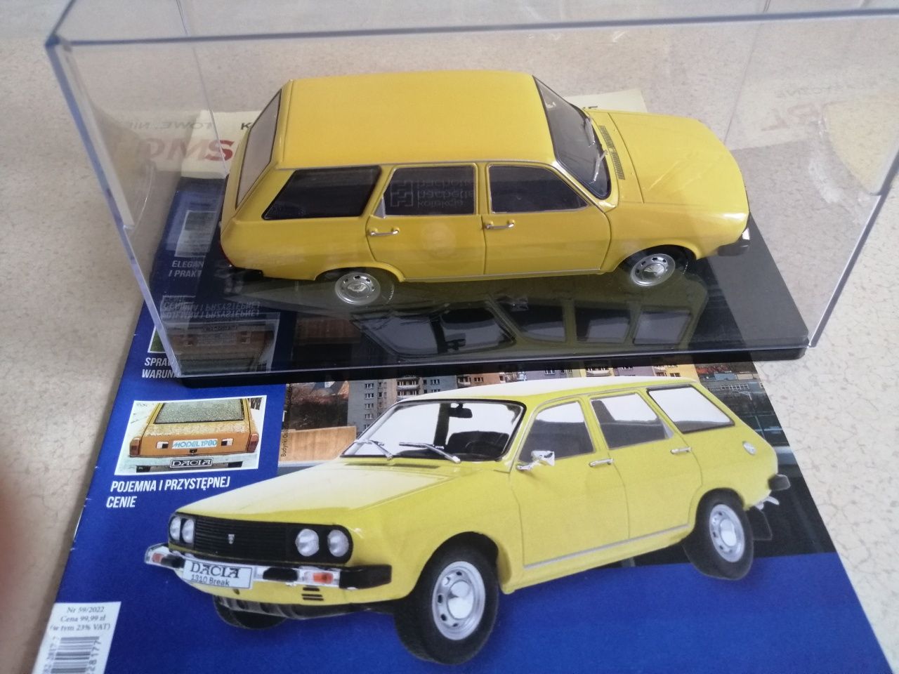 Kultowe samochody prl Dacia 1310 kombi. 1:24.