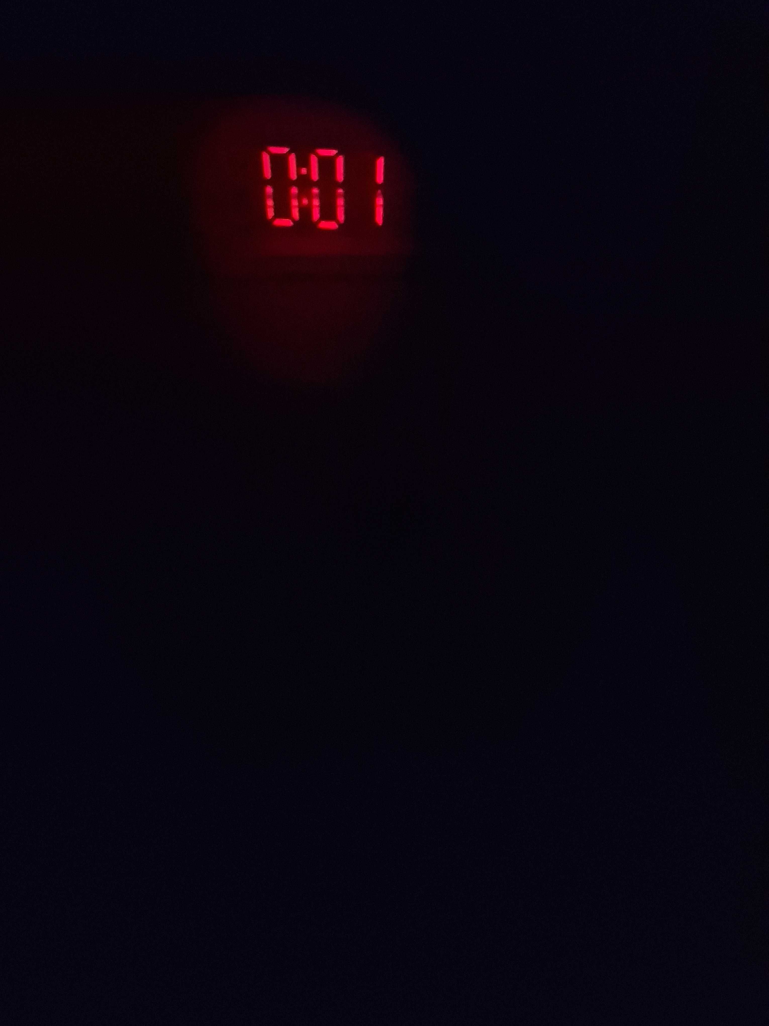 Relógio alarme digital com projector