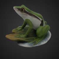 Kolekcjonerska figurka żaba KAISER sygnowana LSS