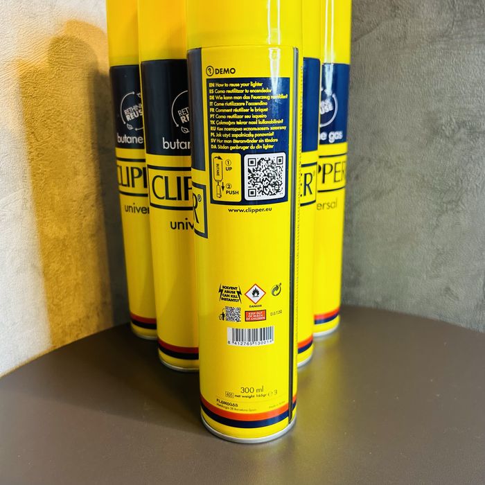 Clipper газ 300 мл для запальничок клипер топливо
